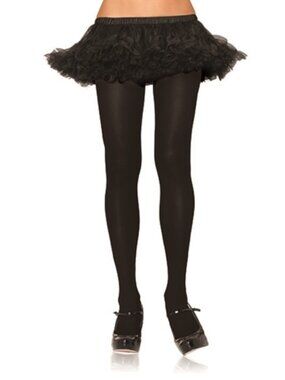 Nylon Tights - One Size - Black Leg Avenue